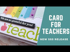Simon Says Stamp! CZ Design Wafer Dies TEACHER THANK YOUS czd143c