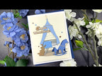 Simon Says Stamp! Honey Bee INSIDE WELCOME BABY SENTIMENTS Clear Stamp Set hbst-441
