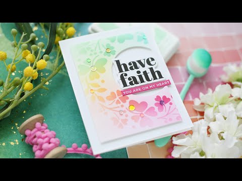 Simon Says Stamp! Simon Says Stamp Stencil CLOVER WREATH ssst221613