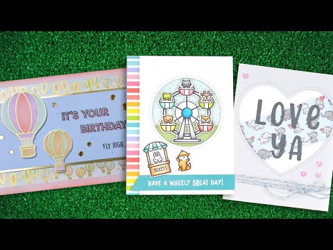 Lawn Fawn Hop To It Washi Tape lf3088 Washi Card Ideas