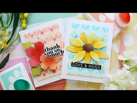 Simon Says Stamp! Simon Says Stamp ETCHED PRIMROSE BLOOMS Wafer Dies s720