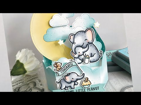 Tim Holtz Distress Oxide Ink Pad FOSSILIZED AMBER Ranger TDO55983 3D Baby Card Video
