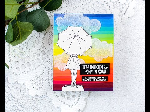 Simon Says Stamp! Simon Says Clear Stamps FOLLOW THE RAINBOWS sss102110