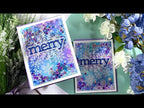 Simon Says Stamp! Simon Says Cling Stamps REVERSE ALL SNOWFLAKES BACKGROUND sss102627 Diecember