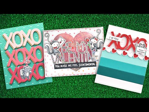 Simon Says Stamp! Lawn Fawn GIANT BE MY VALENTINE Die Cut lf2735