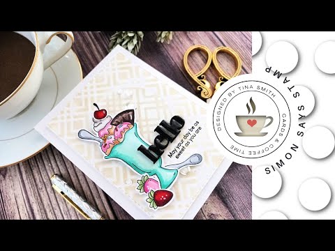 Simon Says Stamp! Simon Says Clear Stamps SUNDAE AFTERNOONS sss202318c