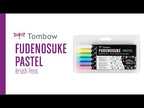 Tombow Fudenosuke Pastel Brush Pens 56448*