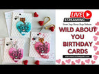 Simon Says Stamp! CZ Design Clear Stamps WILD LOVE cz275c Hugs