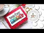 Simon Says Stamp! CZ Design Clear Stamps TEACHER THANK YOUS cz373c Make Magic