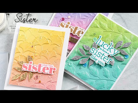 CZ Design Wafer Dies Sisters Forever czd199c Beautiful Days
