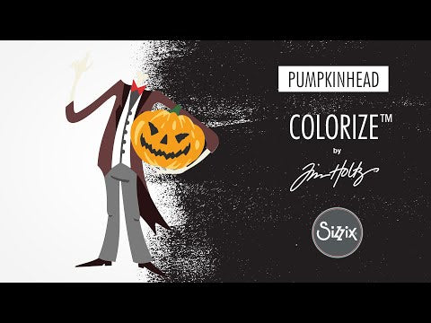 Simon Says Stamp! Tim Holtz Sizzix PUMPKINHEAD Colorize Thinlits Dies 665553