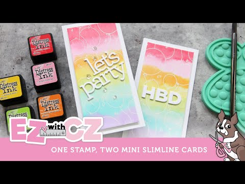 Simon Says Stamp! Tim Holtz Distress Mini Ink Pad PEACOCK FEATHERS Ranger TDP40064
