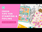 Simon Says Stamp! PinkFresh Studio QUADRANT BACKDROP Hot Foil Plate 181022