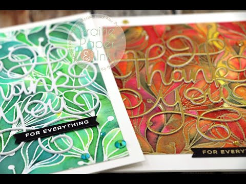 Simon Says Stamp! Simon Says Stamp THANK YOU SWIRL Wafer Die sssd112018