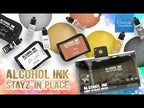 Simon Says Stamp! Couture Creations JET BLACK PEARLISED Alcohol Ink Pad Reinker co728200*