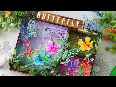 Simon Says Stamp! Simon Says Stamp STYLIZED BUTTERFLY Wafer Dies sssd112500c