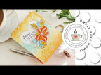 Simon Says Stamp! Simon Says Stamps and Dies SWOOPY FLOWERS set597sf Kisses