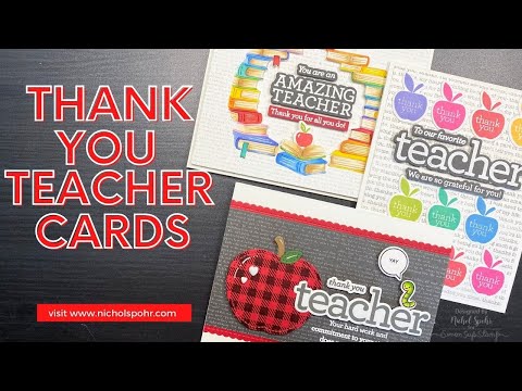 Simon Says Stamp! CZ Design Wafer Dies TEACHER THANK YOUS czd143c