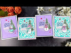 Simon Says Stamp! Simon Says Stamp Stencil SCATTERED SNOWFLAKES ssst221598