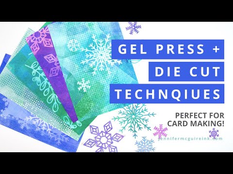 Simon Says Stamp! Gel Press 5 x 7 REUSABLE GEL PRINTING PLATE 10810