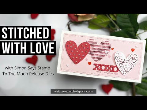 Simon Says Stamp! Simon Says Stamp DOTTED HEART Wafer Die sssd112509