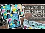 Simon Says Stamp! Simon Says Clear Stamps BRUSHED FLOWERS sss202392c
