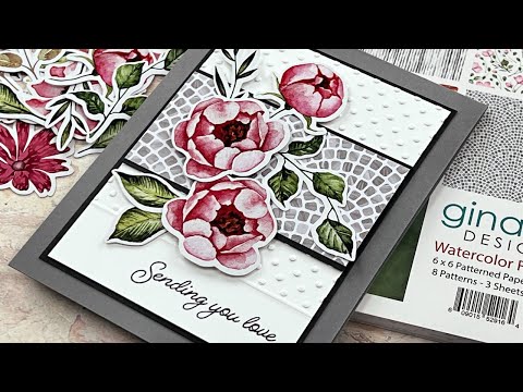 Simon Says Stamp! Gina K Designs SWISS DOT 5x7 Inch Embossing Folder efsd