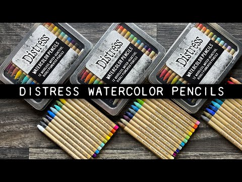 Simon Says Stamp! Tim Holtz Distress Watercolor Pencils SET 1 Ranger tdh76308