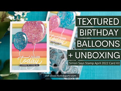 Simon Says Stamp! Simon Says Stamp BALLOON TRIO Wafer Dies sssd112607