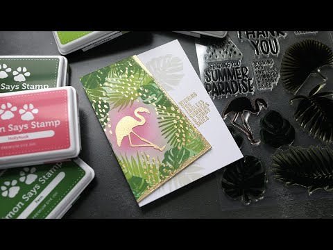 Simon Says Stamp! Simon Says Clear Stamps TROPICAL SILHOUETTES sss202314c *