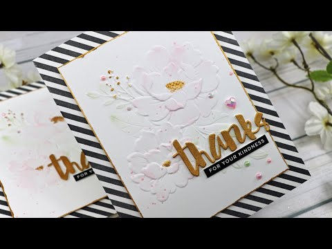 Simon Says Stamp! Simon Says Stamp PAINTED THANKS Wafer Die SSSD111546