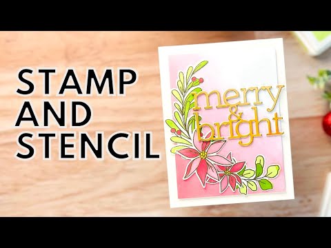 Simon Says Stamp! CZ Design Wafer Dies MERRY AND BRIGHT czd146