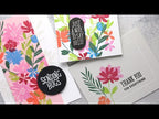 Simon Says Stamp! Simon Says Clear Stamps BRUSHED FLOWERS sss202392c