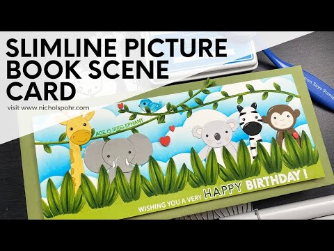 Simon Says Stamp! Simon Says Stamp PICTURE BOOK ZEBRA Wafer Dies s513