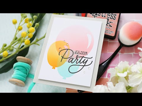 Simon Says Stamp! Simon Says Stamp BALLOON TRIO Wafer Dies sssd112607
