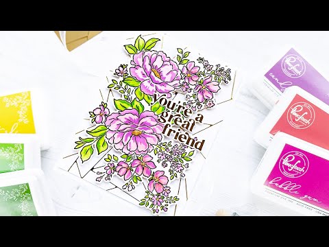 Simon Says Stamp! PinkFresh Studio BUBBLE GUM Dye Ink Pad pfdi030