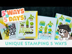 Simon Says Stamp! CZ Design Clear Stamps CLEAN LINE XL cz265c