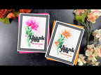 Simon Says Stamp! Simon Says Clear Stamps BRUSHED FLOWERS sss202392c