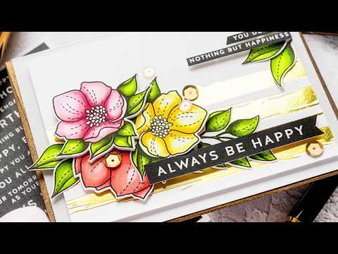 Simon Says Stamp! Simon Says Clear Stamps EVEN MORE Beautiful FLOWERS sss101814