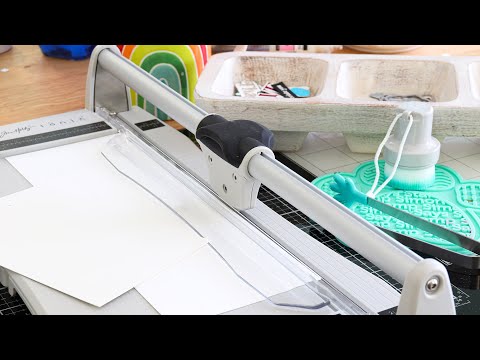 Tim Holtz Tonic Rotary Media Trimmer Replacement Carriage Blade 3959e Why I Think Tim Holtz's Rotary Media Trimmer is a Must Have Tool Video