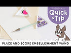 Simon Says Stamp Set of 2 Wax Place and Score Wand Replacement Tips st0107