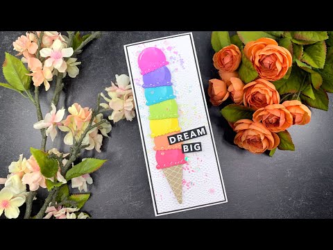 Simon Says Stamp! Simon Says Stamp ICE CREAM SCOOP AND CONE Wafer Dies s803