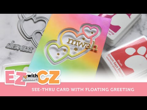 Simon Says Stamp! CZ Design Wafer Dies TRIO OF LOVE czd158 To The Moon