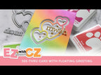 Simon Says Stamp! CZ Design Wafer Dies TRIO OF LOVE czd158 To The Moon