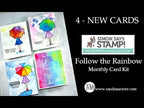 Simon Says Stamp! Simon Says Clear Stamps FOLLOW THE RAINBOWS sss102110