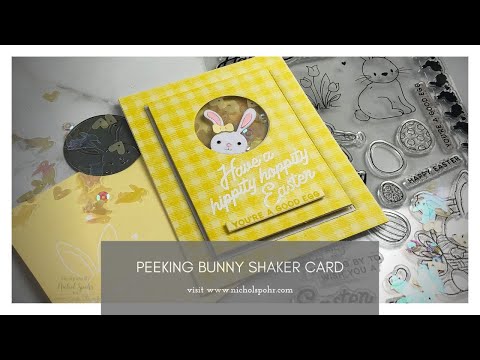 Simon Says Stamp! Simon Says Stamp PEEKING BUNNY Wafer Die s646