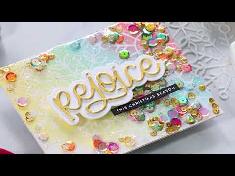 Simon Says Stamp! Simon Says Stamp Stencils SNOWFLAKE CLUSTER ssst221572