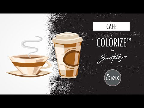 Simon Says Stamp! Tim Holtz Sizzix CAFE Colorize Thinlits Dies 665212