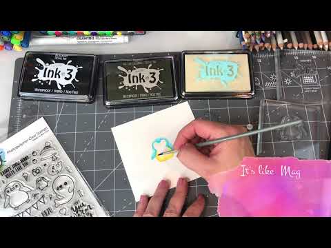 Simon Says Stamp! Inkon3 FADEOUT NO LINE COLORING Detail Ink Pad 98712