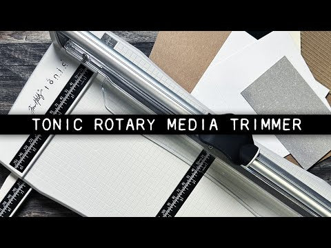Tim Holtz Tonic Rotary Media Trimmer Replacement Carriage Blade 3959e Live Demo Video